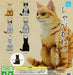 No Cat Normal 6set Mascot Capsule Figure Complete Secret Squat Qualia - Japan Figure