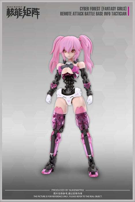Nuke Matrix Cyber ​​Forest Fantasy Girls Base de combat d'attaque à distance échelle 1/10,5 modèle en plastique ABS PVC Japon