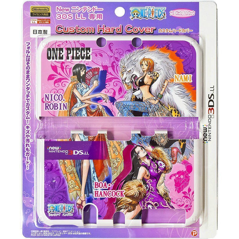 One Piece Custom Hard Cover Purple For Nintendo 3ds Ll Game Accessories Plex