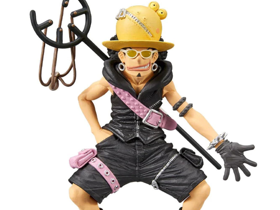 Banpresto One Piece Film Figurine Usopp Rouge – Série The Grandline Men Vol.7