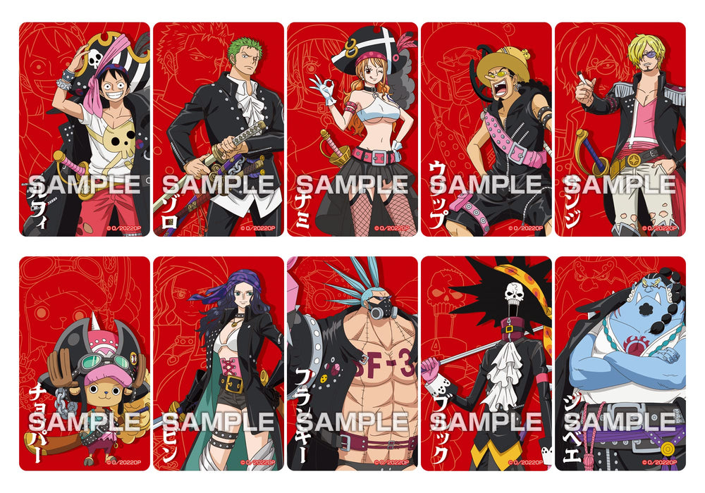 ENSKY One Piece Fil Red: Deco Sticker Collection 20Pcs Box