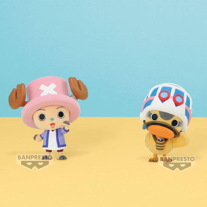 Banpresto One Piece Fluffy Puffy Chopper and Karoo Toy Figures