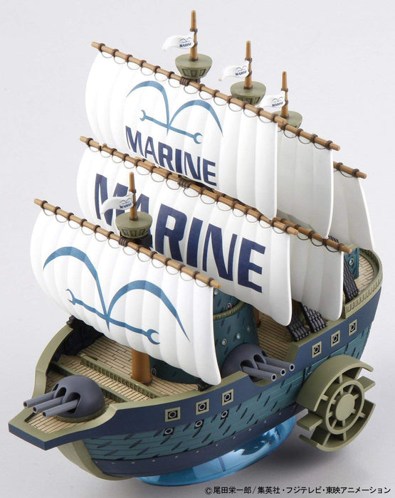 Modèle en plastique de navire de guerre naval d'une seule pièce par Bandai Spirits
