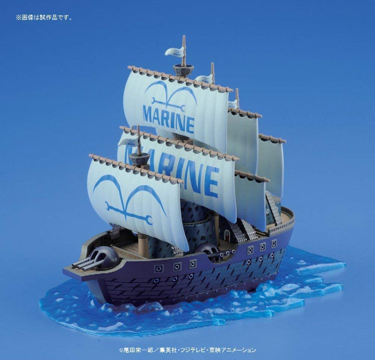 Modèle en plastique de navire de guerre naval d'une seule pièce par Bandai Spirits