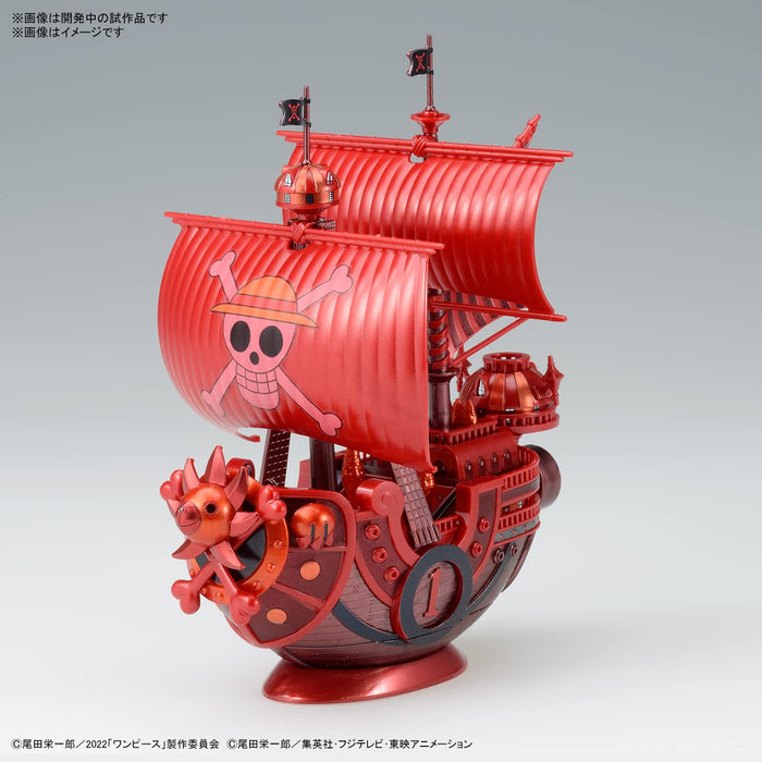 Bandai One Piece Grand Ship Collection: Thousand Sunny (Film Red) Modèle en plastique de couleur japonaise