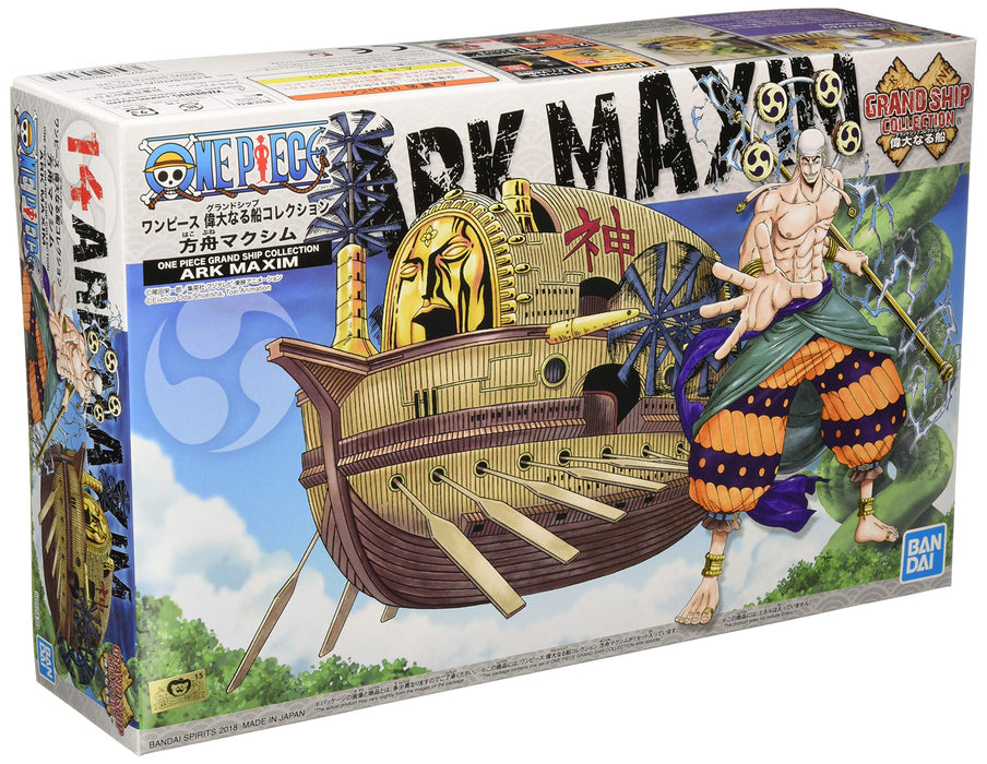 Bandai Spirits One Piece Grand Ship Collection Ark Maxim Modèle en plastique à code couleur