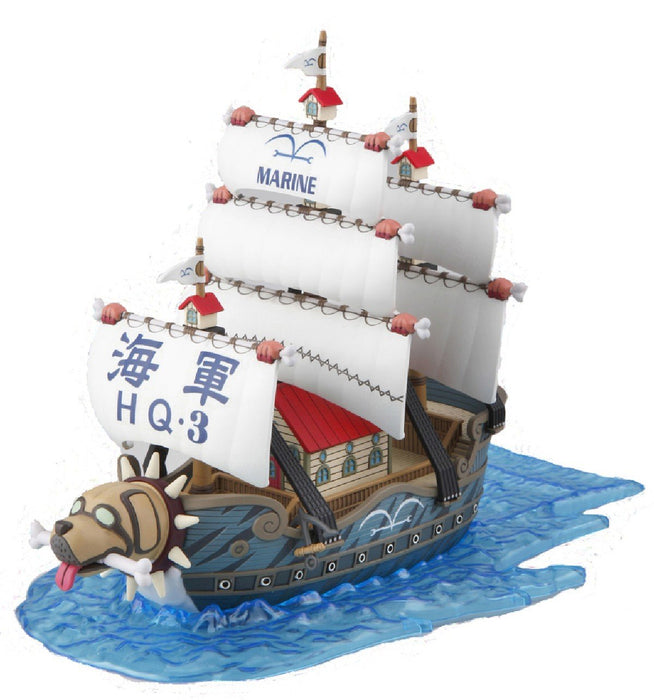 Bandai Spirits One Piece Grand Ship Collection Garp's Warship Color-Coded Plastic Model