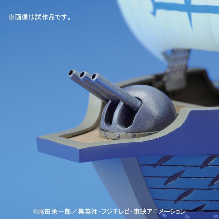 Bandai Spirits One Piece Grand Ship Collection Navy Warship Modèle en plastique à code couleur