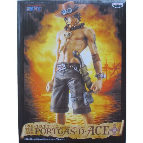 Figurine Banpresto One Piece Super Dx Portgas D Ace 26 cm - Fabriquée au Japon
