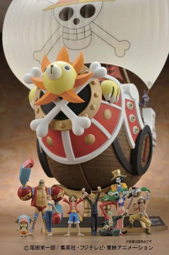 Bandai Spirits One Piece Grand Ship Collection Thousand Sunny New World Farbcodiertes Plastikmodell
