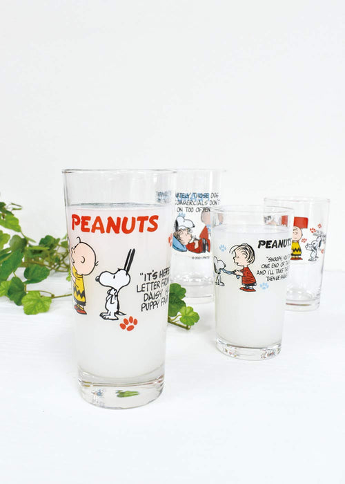 K.ONISHI M.D. Peanuts Glass Snoopy & Linus