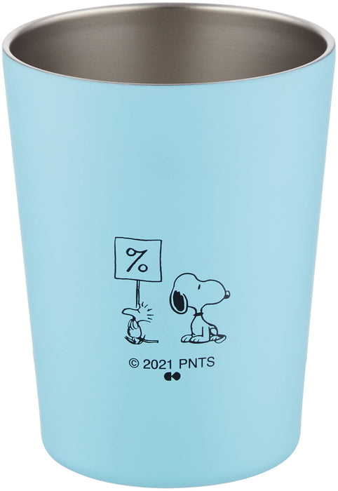 K.ONISHI MD Peanuts Snoopy Gobelet en acier inoxydable S Bleu