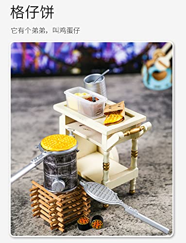 Orcara Mini World Collection Eating While Walking Stall Gourmet Trading Figure 8 Pieces Box