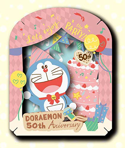 ENSKY Paper Theater Pt-167 Doraemon 50 Anniversary Celebrating With Cake