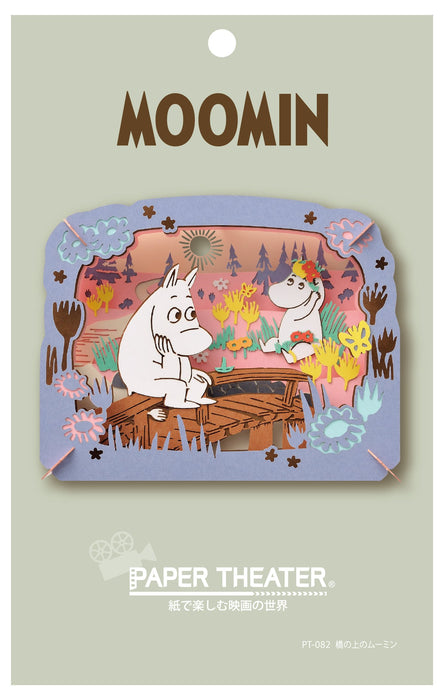ENSKY Paper Theatre Pt-082 Moomin Moomin sur un pont