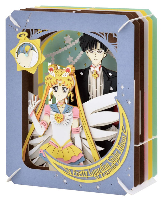 Paper Theater Movie Sailor Moon Cosmos Pt-328 Eternal Sailor Moon & Tuxedo Mask - Ensky