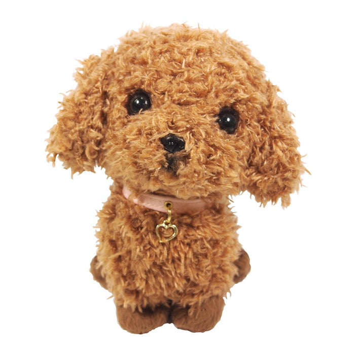 SUNLEMON Plush Doll Pups! Toy Poodle Brown S Size Tjn