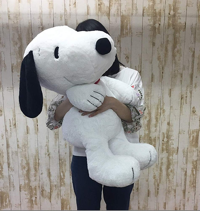 Nakajima Corporation Plush Doll Hug Snoopy Black 2L Japanese Snoopy Plush Doll