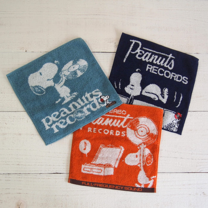 Peanuts Snoopy Serviette Mouchoir Records (Orange)