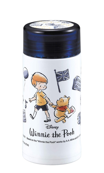 PEARL METAL Disney Lightweight Slim Personal Bottle 200Ml Winnie The Pooh School