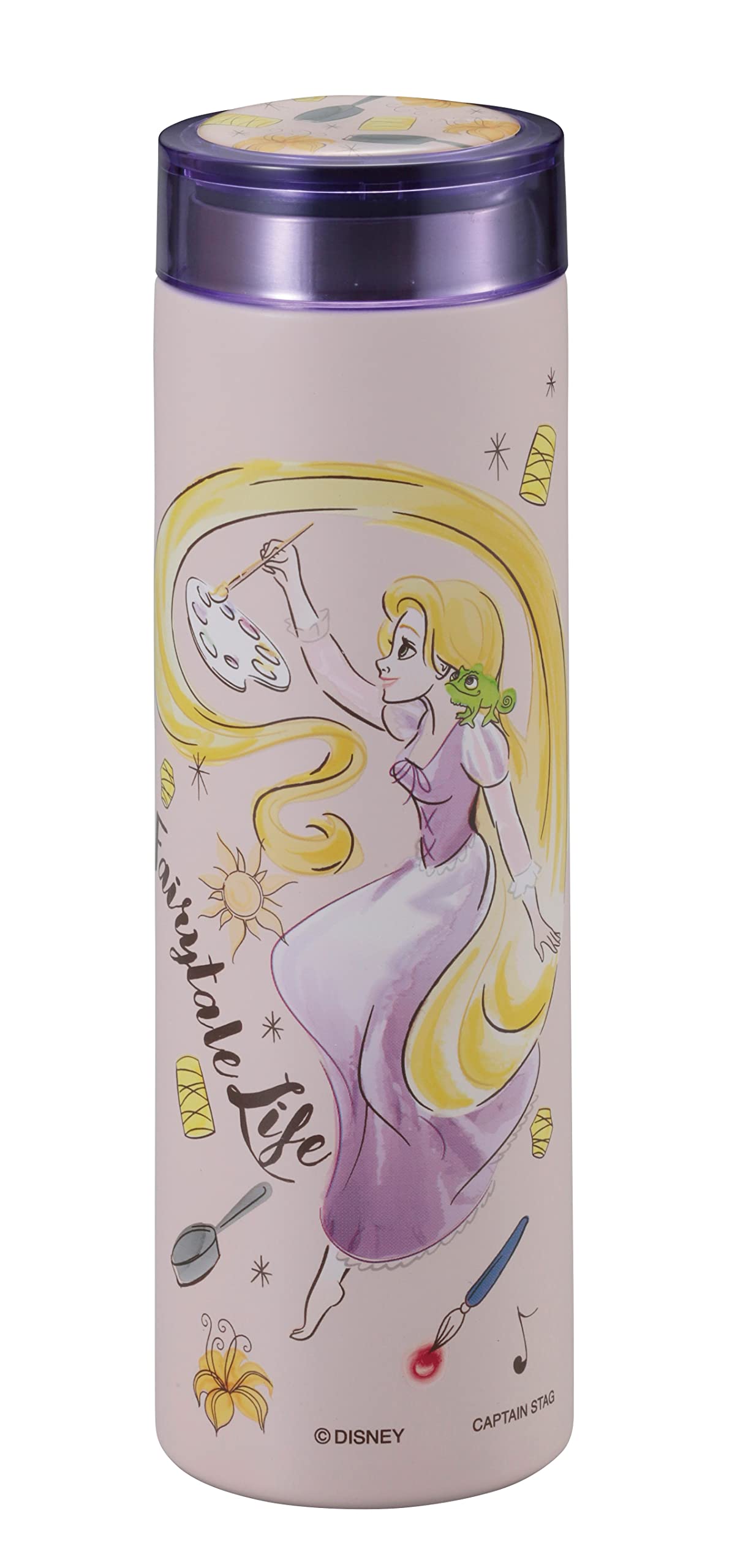 Pearl Metal Disney Smart Bottle 300ml Tangled Rapunzel