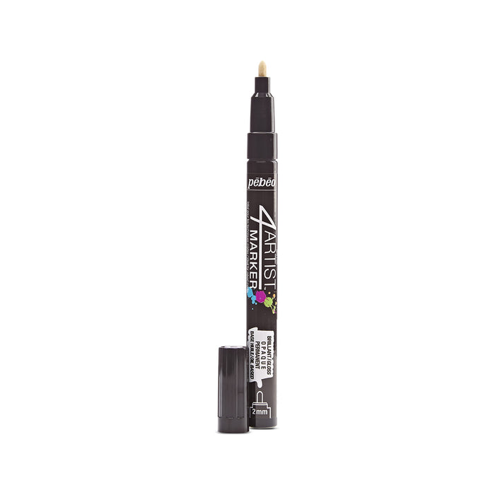 GAIANOTES Gpm00248 Opaque 4 Artist Marker 2Mm Black Hobby Tools