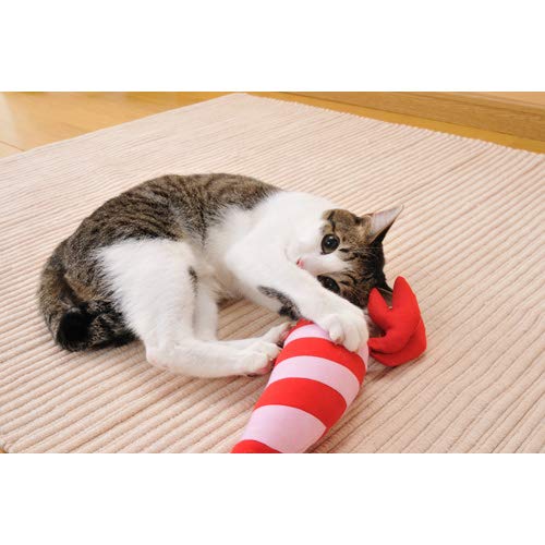 Paquet de 2 jouets pour chats Petio, crevettes Kerigurumi d'Add. Maté - Japon