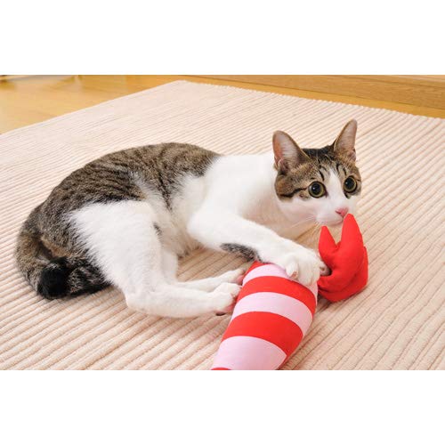 2 Pack Petio Cat Toys Kerigurumi Shrimp From Add. Mate - Japan