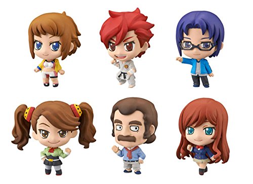 Megahouse Petit Chara Ver.G Gundam Build Fighters Try 6 Pieces Box - Japan