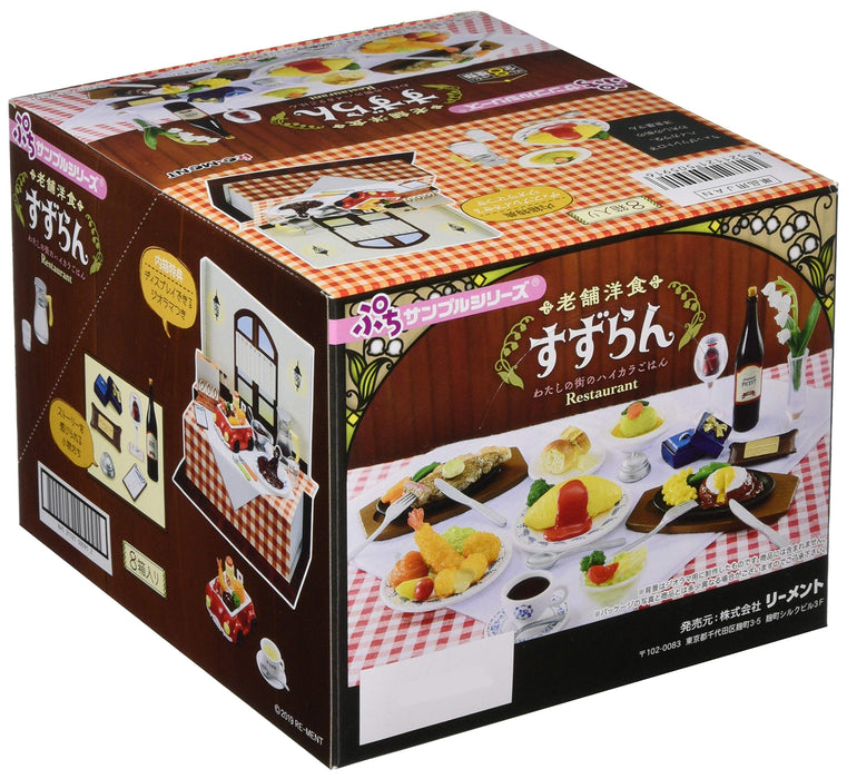 RE-MENT 505916 Restaurant Suzuran établi de longue date 1 boîte 8 figurines ensemble complet