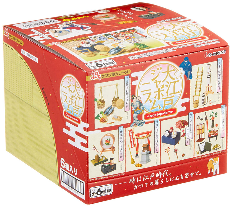 RE-MENT 505954 Oedo Japonisme 1 Box 6 Pcs. Set