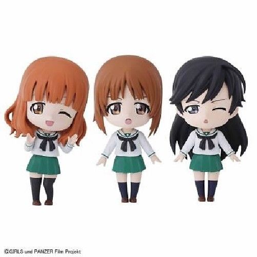 Petiture-rise 004 Mädchen und Panzer Miho &amp; Saori &amp; Hana Set Model Kit Bandai