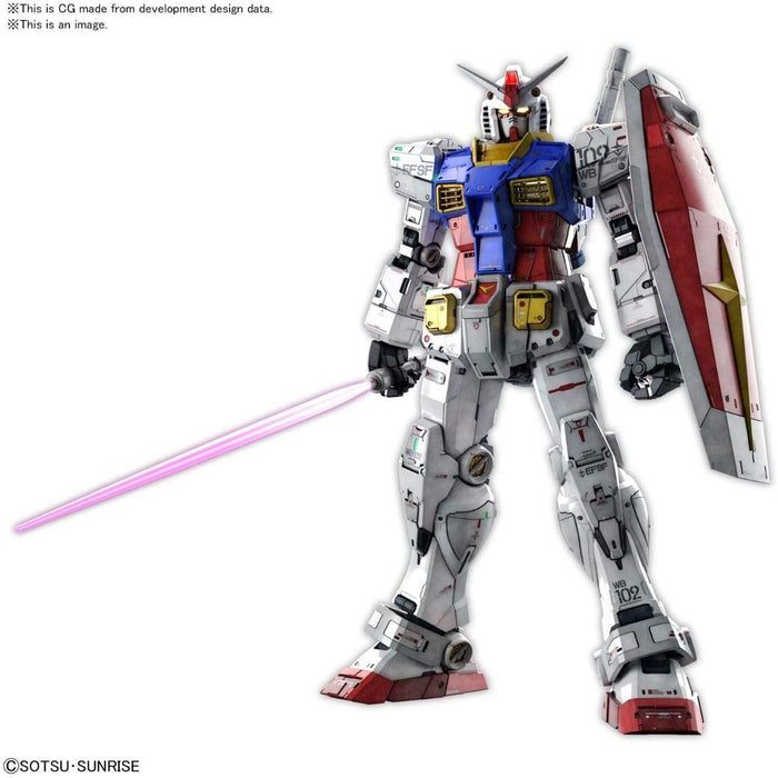 Pg Unleashed Mobile Suit Gundam Rx-78-2 Gundam Échelle 1/60 Modèle en plastique à code couleur