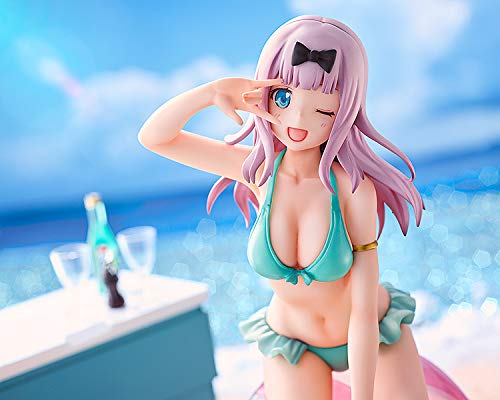 Phat Company Kaguya-Sama veut vous dire ~ Génies et amour Brain Battle ~ Chika Fujiwara Maillot de bain Ver. Figurine complète pré-peinte en PVC ABS à l'échelle 1/7 P58880