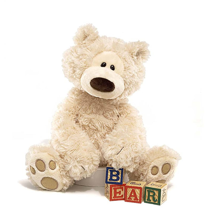 Gund Philbin Teddy Bear Stuffed Animal Plush Beige 12" Plush Toy And Figure