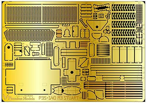 Photo-etched Parts For M3 Stuart For Tamiya Mm35360, Mm35042 Plastic Model Kit - Japan Figure