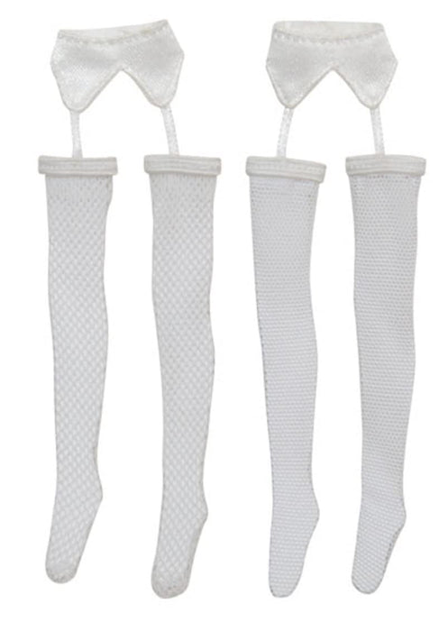 AZONE Pic008-Wht 1/12 Picco Neemo Garter Belt Stockings 2 Types Set White