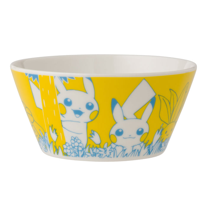 POKEMON CENTER ORIGINAL Pikachu In The Forest Bowl Yellow
