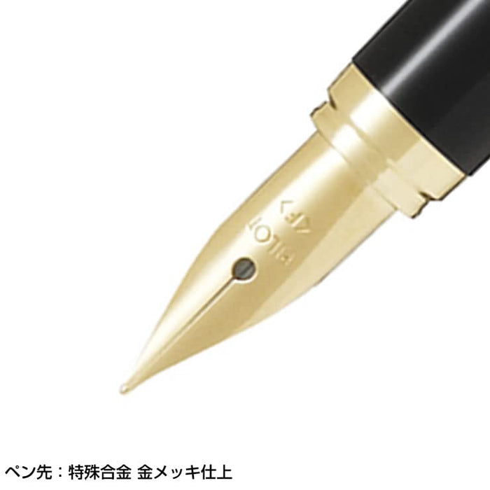 Pilot Fountain Pen Cavalier Japan (Medium Pt) Black & Blue Fcan-5Sr-Blm