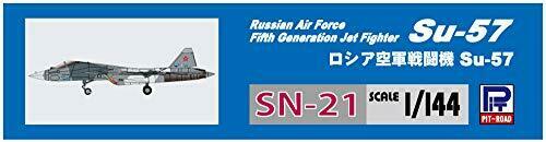 Pit Road 1/144 Sn Series Russian Air Force Fighter Su-57 Plastikmodell Sn21