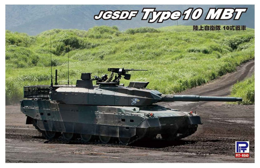 PIT-ROAD - Sgk01 Jgsdf Type 10 Mbt - 3 Tanks 1/144 Scale Kit