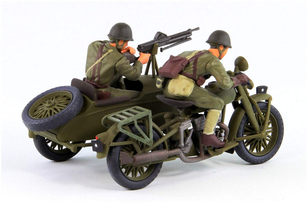 PIT-ROAD 1/35 Japanese Army G50 Type 97 Sidecar Mounted Motorcycle 'Rikuo' Plastic Model