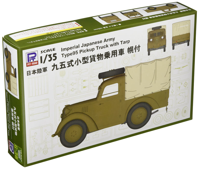 PIT-ROAD Skywave G-36 Imperial Japanese Army Type95 Pickup Truck mit Plane 1/35