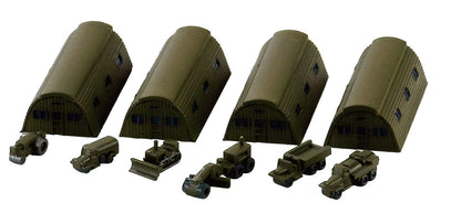 PIT-ROAD Skywave 1/700 Wwii U.S. Army Vehicles & Simple Dormitory Set Plastic Model- Japan Figure Store - #1 Bring To You The Best Japanese Goods