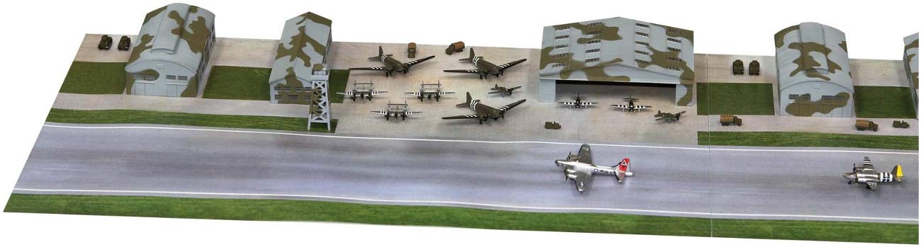 Pit Road Sps01 WwII United States Army Aviation Air Base 1/700 Japanese Military Model
