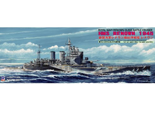 Pit Road 1/700 World War Ii Royal Navy Battle Cruiser Renown 1945