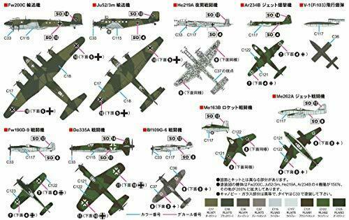 Pit-road 1/700 Sky Wave Series Luftwaffe Aircraft 2 Kit S56