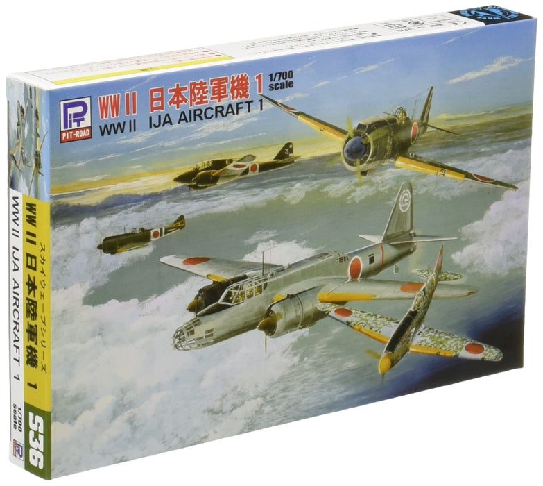 PIT-ROAD Skywave S-36 Ija Imperial Japanese Army Aircraft Set 1 1/700 Scale Kit