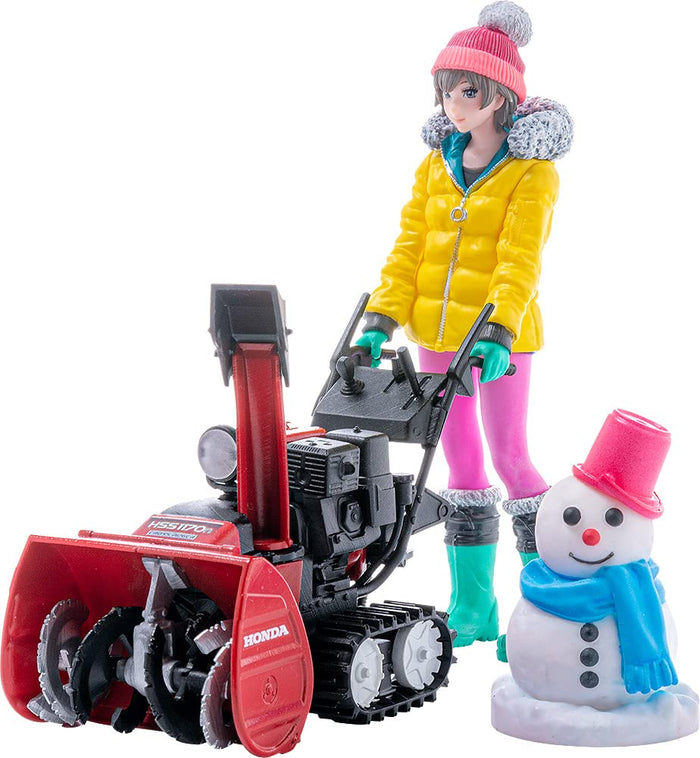 Max Factory Plamax Mf 62 Minimum Factory Minori With Honda Small Snowblower Japanese Scale Plastic Toys- Japan Figure Store - #1 Bring To You The Best Japanese Goods