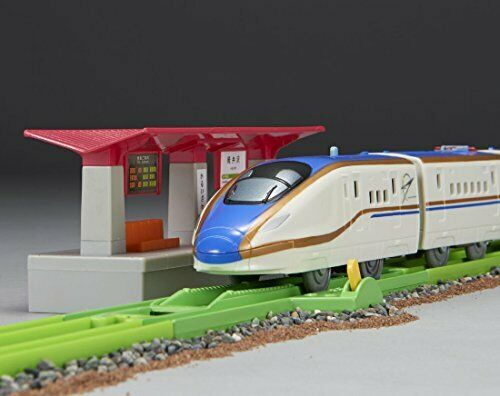 Plarail-Buzy-Ankündigung! Sound Shinkansen Serie E7 'Kagayaki' Schienenset